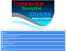 Tablet Screenshot of malapascua-diving.com
